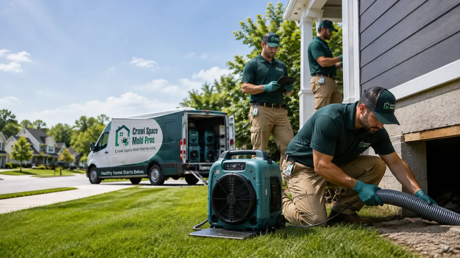 Crawl Space Mold Removal in Magnolia, DE